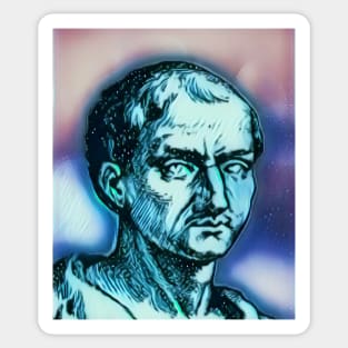 Anicius Manlius Severinus Boethius Portrait | Boethius Artwork 5 Sticker